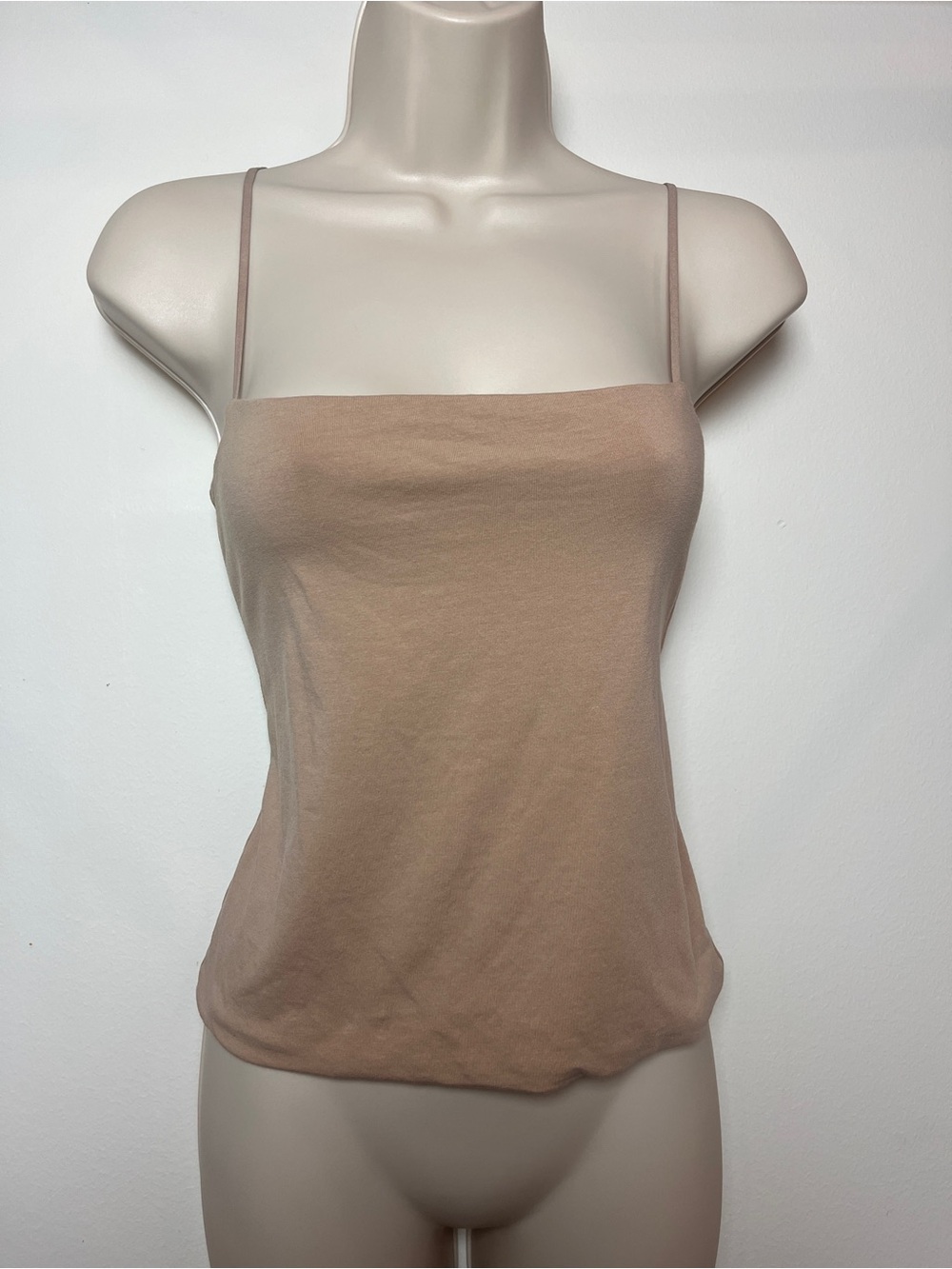 Vince Spaghetti Strap Tank Top Cami Medium Capsule Pima Cotton Minimalist